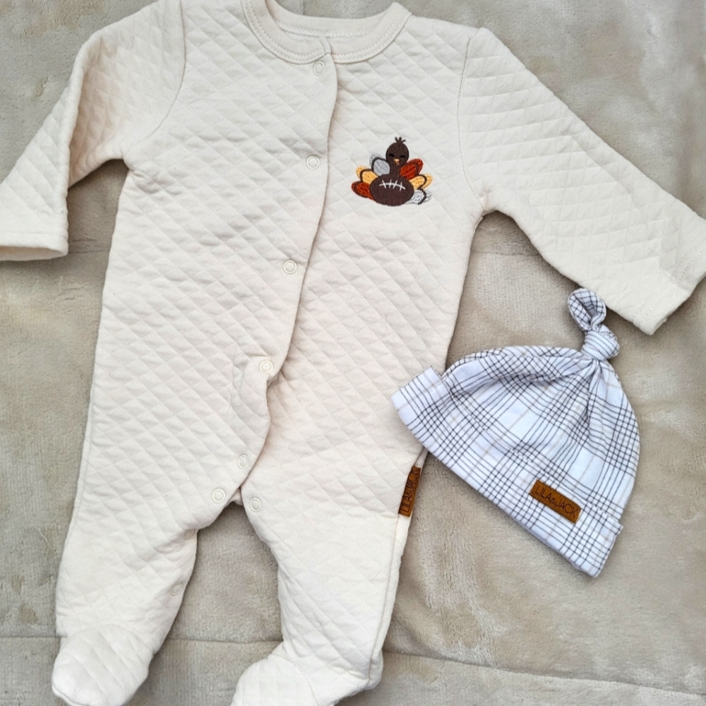 Football/Thanksgiving Outfit with Hat